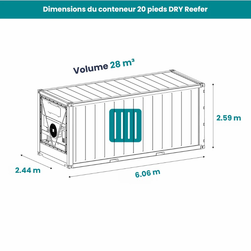 Conteneur 20 Pieds Reefer