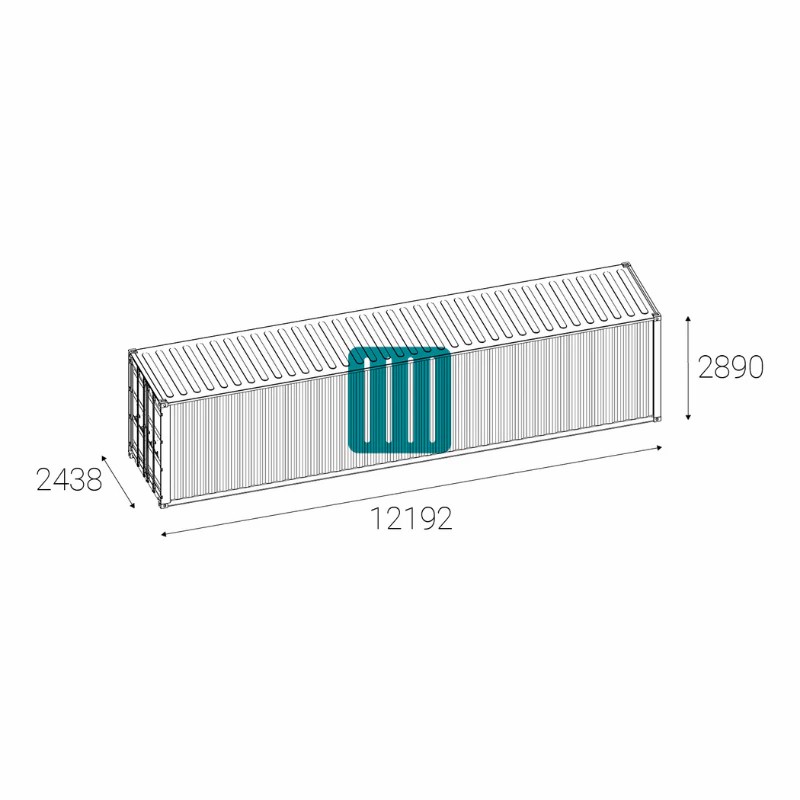 Conteneur 40 Pieds HC Double Door