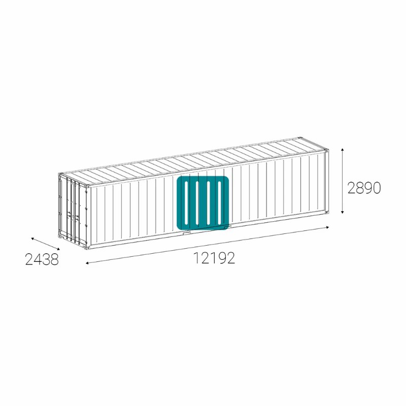 Conteneur 40 Pieds HC Isotherme
