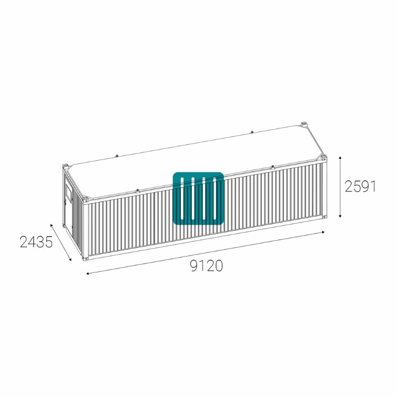 Module Bureau 30 Pieds